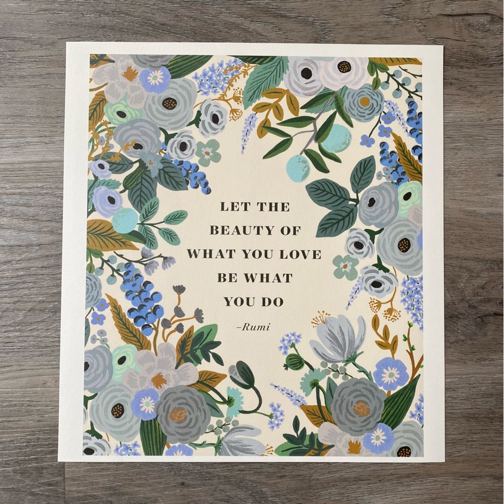 Rifle Paper Co Quote Print
